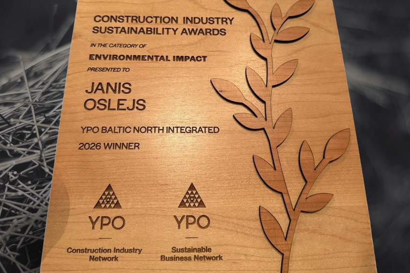 YPO Honors Janis Oslejs with the 2026 Construction Industry Sustainability Award for Reducing CO₂ Through Structural Efficiency Young Presidents’ Organization (YPO) Recognizes Primekss CEO Janis Oslejs with the 2026 Construction Industry Sustainability Award for Environmental Impact to reduce carbon emissions, resource consumption, and promote sustainable practices.